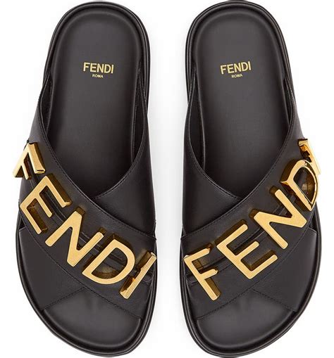 fendi womens slides|fendi slides sale cettire.